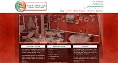 Desktop Screenshot of buonappetitohouston.com